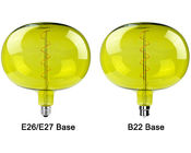 Large Edison LED Spiral Flexible Globe Filament Bulb Dimmable E26 E27 Base 220v Decorative Light Bulb