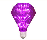 Crystal Glass Diamond G95 E27 Bulb Led 3w Edison Decorative Light Bulbs