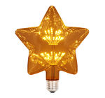 G145 1.5w E27 Fancy Filament Light Bulbs Warm White Star  Shape 180lm