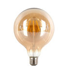 Vintage G125 Globe LED Edison Filament Bulbs 4W / 6W 8W  Dimmable Filament Bulbs