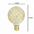 Pineapple G95 Edison Filament Bulbs Amber 8w Led Edison Bulb E27 Dimmable