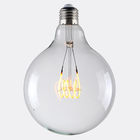 G125 Transparent Globe Filament Bulb Cold White 125x160 Mm Flicker Free