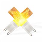 G9 Led Flame Light Bulb 220-240v 0.5w Flickering Fire Light For Home Decoration