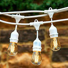 Ip44 Waterproof  Decorative String Lighting / Filament Bulb String Lights
