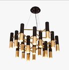 Creative Modern Gold Metal Pendant Lamp for Hotel Decorative Lighting Fixutres
