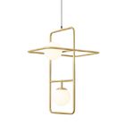 Trendy Golden Iron Pendant Lights Modern Style For Indoor Home Lighting Fixtures