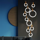 Unusual Acrylic Contemporary pendant lights Circle Lampshade For indoor home Lighting