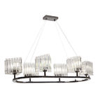 Durable Led Contemporary Hanging Lights Special Crystal Drop Down