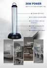 Black Finished IP20 Unique Table Lamps , 220v Uv Disinfection Lamp