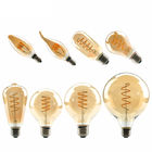 4W ST64 Soft 230V Spiral Edison Filament LED Light Bulb