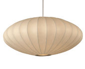 Indoor Lantern 40w White Fabric Hanging Pendant Lamps
