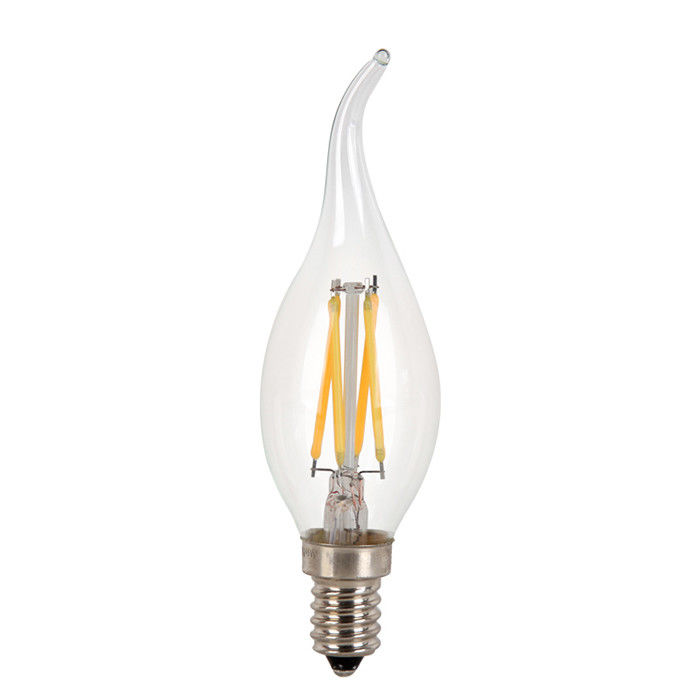 C35 Candle LED Edison Filament Bulbs 4W / 6W 360 Degree For Chandelier