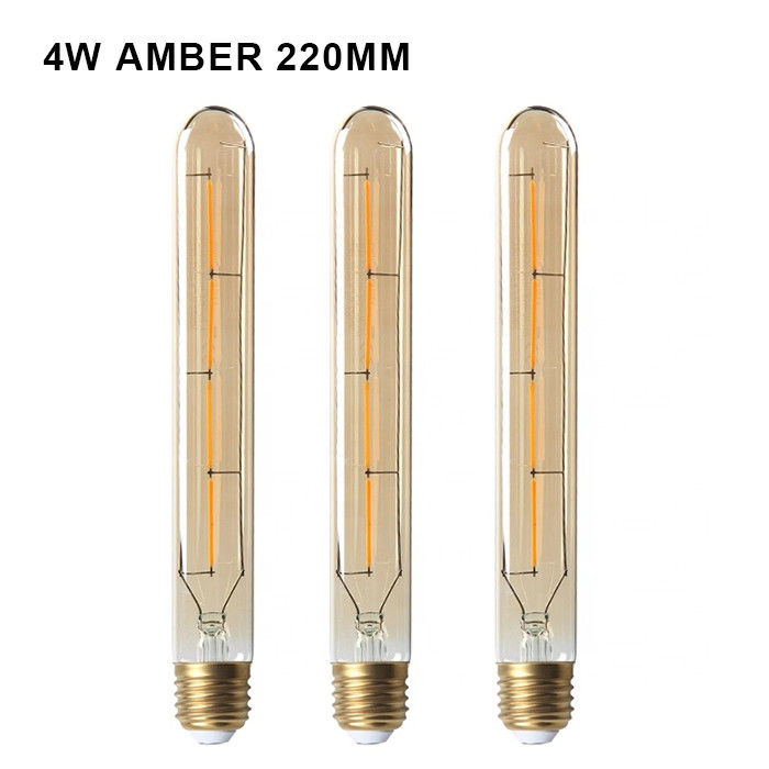 T30 / T32 225mm Led Lamp E27 Filament 6w 110v 220v Fancy Filament Light Bulbs