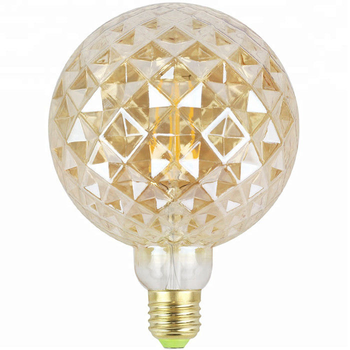 Retro Led Vintage Filament Bulb Amber 8w Classic G95 G125  E27 Dimmable