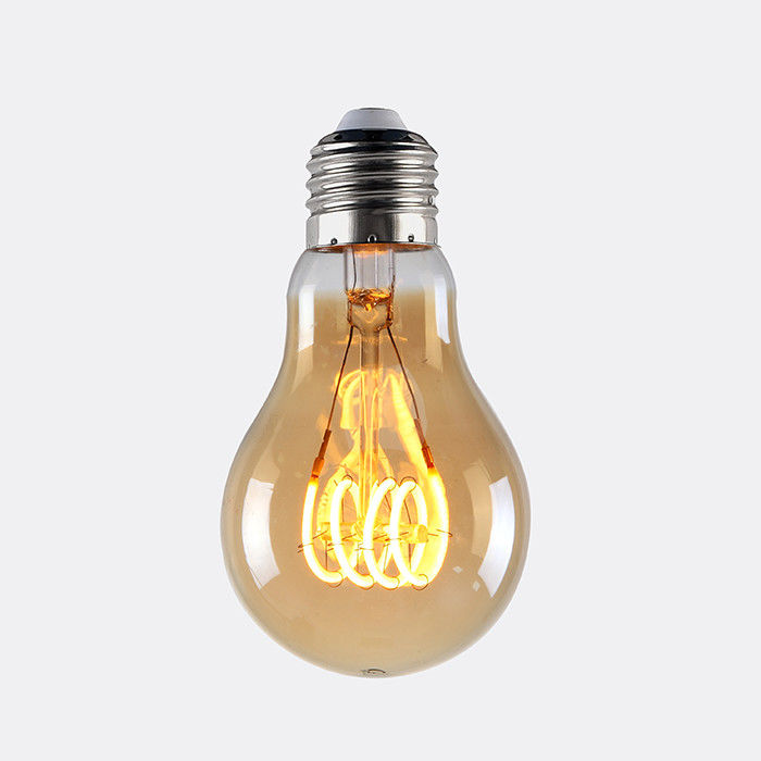 A60 Edison Soft Globe Filament Bulb 4w Amber Clear Style Led Filament Globe