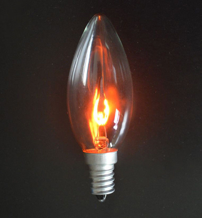 C35 3w E14 Led Flame Effect Light Bulb Globe Flame Bulb Warm White Energy Saving