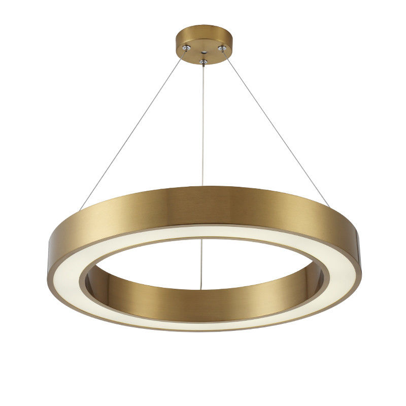 Led Modern Gold Round alluminum Ceiling Pendant Lights For Kitchen Hotel Project Lighting