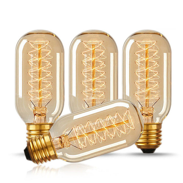 Vintage Edison Filament Bulbs E27 T45 Luminarias Edison Decorative Light Bulbs 220v