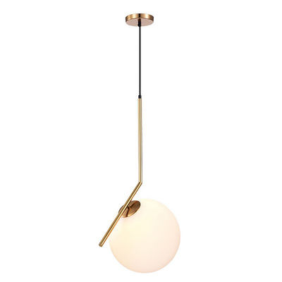Morden Loft Glass Modern Pendant Light / Living Room Lamp No Mercury
